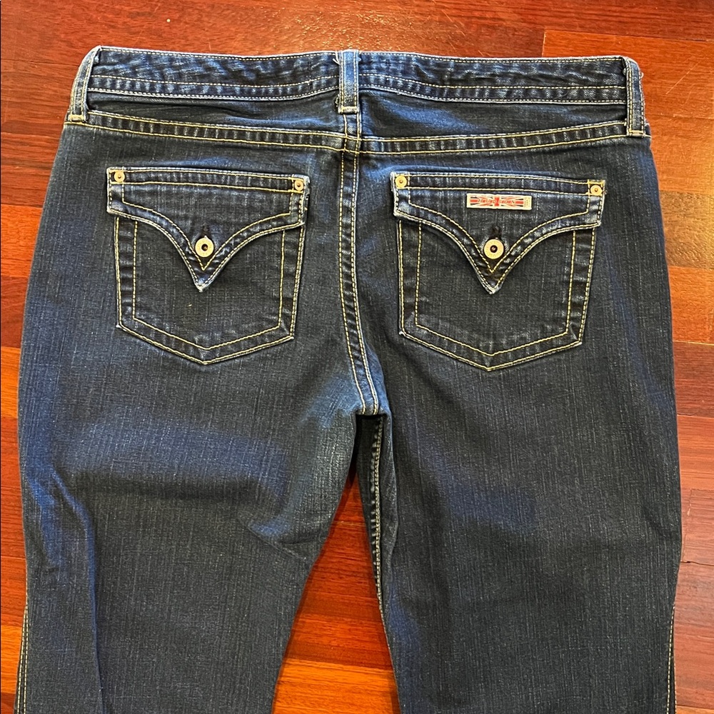Womens 32 Hudson Straight leg dark blue jeans - Picture 9 of 11
